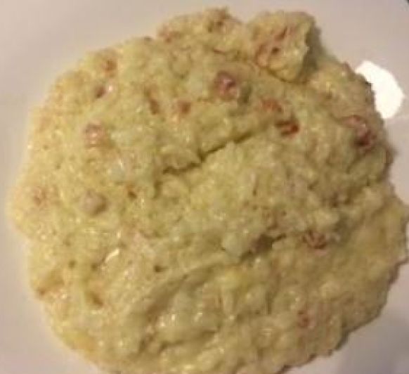 Risotto a la carbonara