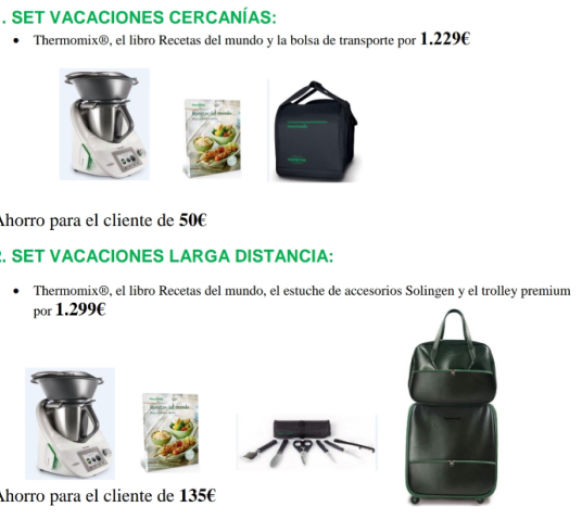 Set de vacaciones