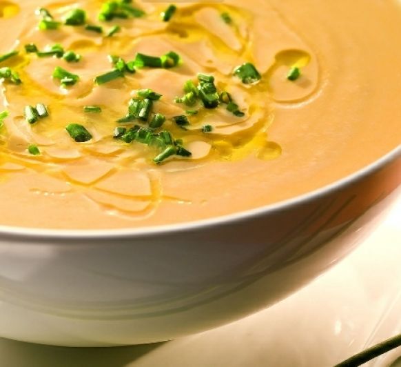 CREMA DE CALABAZA CON QUESO AZUL